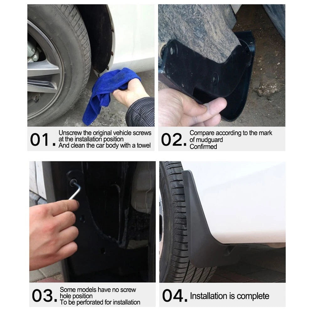Mud Flaps for KIA 4 Door Sedan