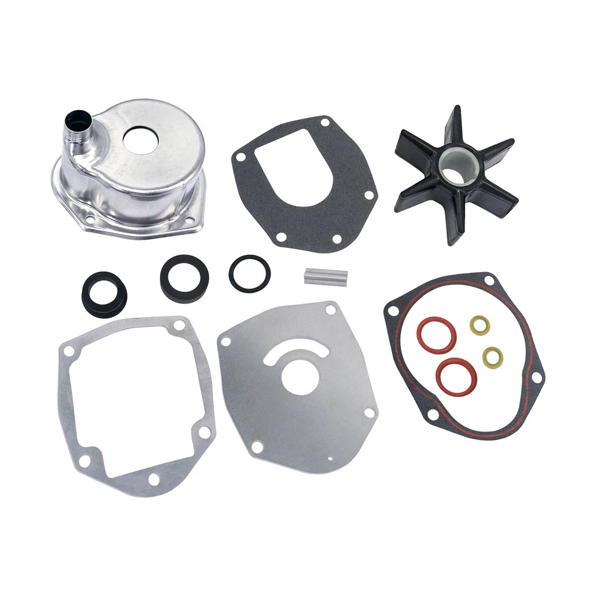 Water Pump Impeller Repair Kit for Mercury Outboard (817275A5, 817275Q05, 18-3570)