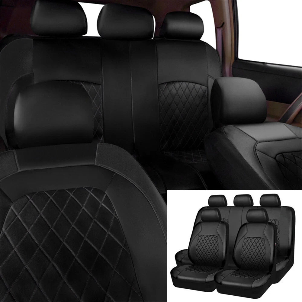 Full Set Car Seat Covers for PU Leather Waterproof