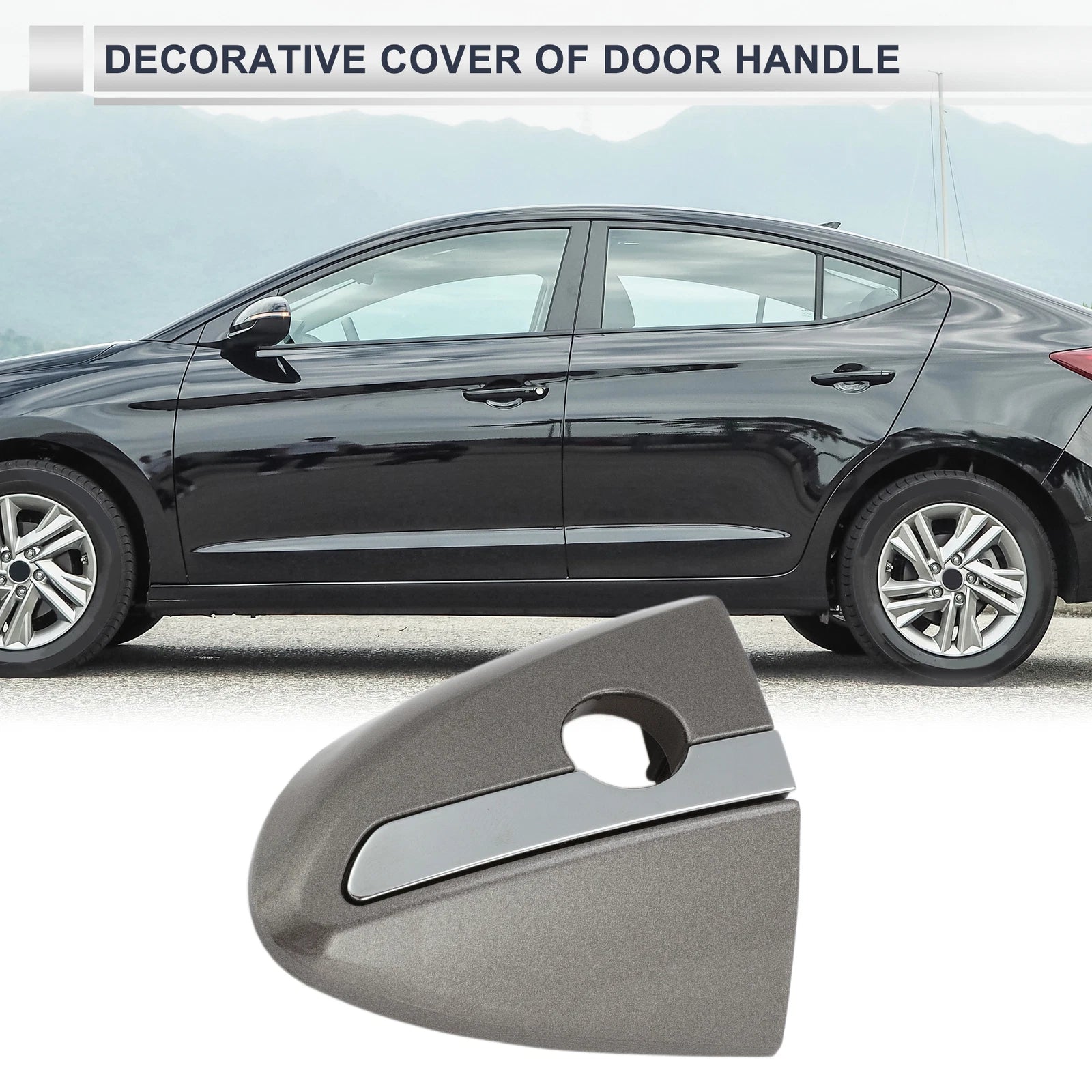 Front Left Door Handle Lock Cylinder Cover for Toyota Corolla (2014–2018)