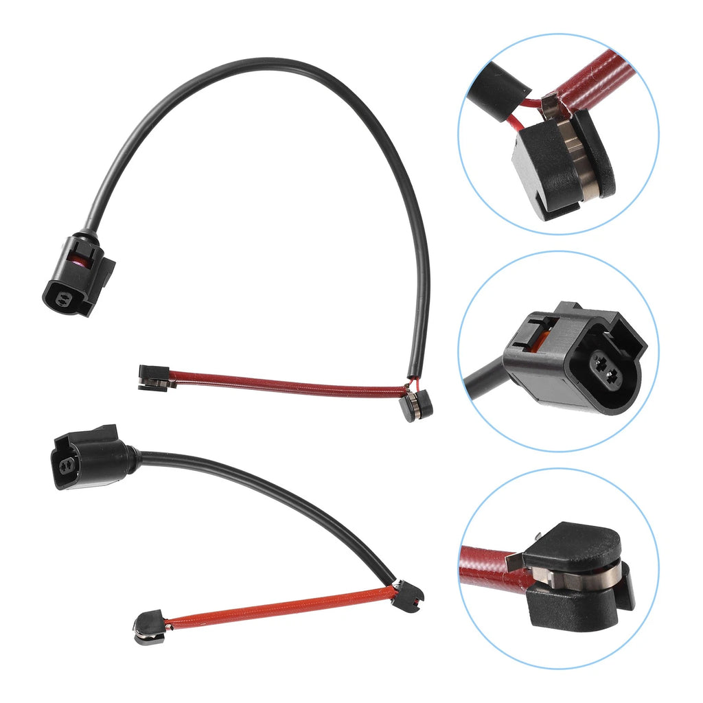 Brake Pad Wear Sensor Lead Front Rear Pair for Volkswagen Touareg (2007–2017)