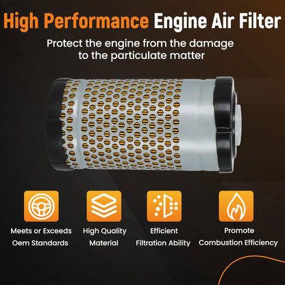 2X Air Filter for Kubota B2320DTN B2400D B2400E B2400HSD (2004–2010) 32721-58242