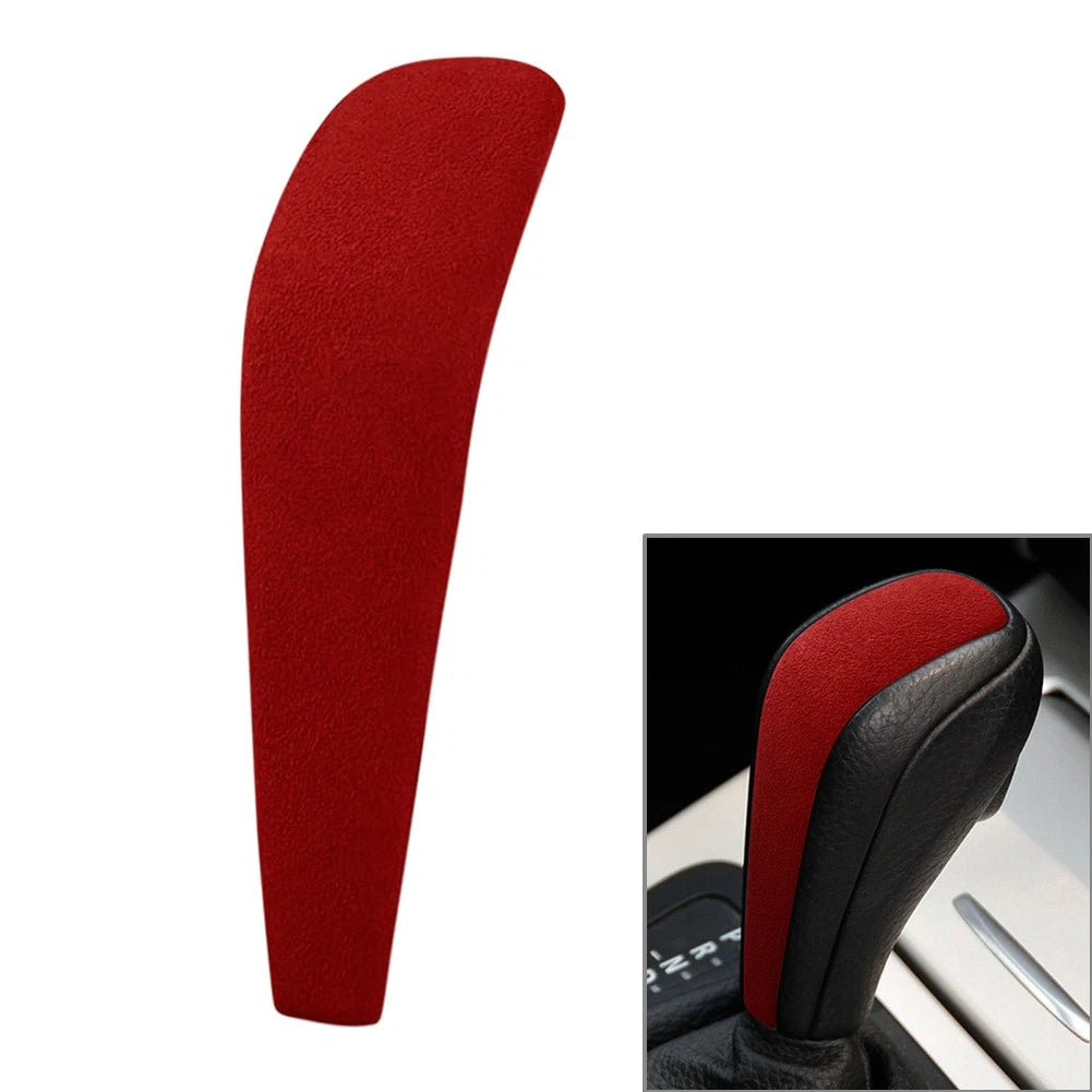 Gear Shift Knob Cover Trim for BMW 1 3 Series E87 E90 E92 E91 E93 X1 E84 (2004–2013) Red