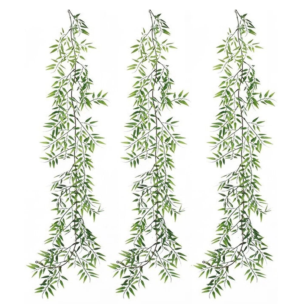 Artificial Leaf Vine for Home Wall Decor (Realistic Design)
