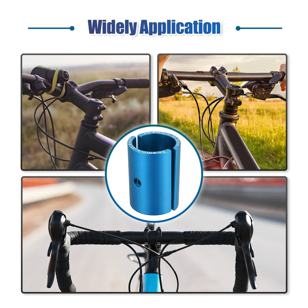 Handlebar Stem Shim Adapter 25.4 to 31.8mm Universal for Bicycle (4 Pack)