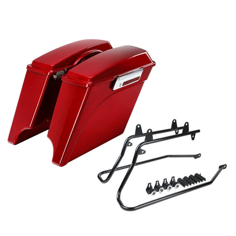5" Stretched Saddlebag Conversion Bracket for Harley Softail (1986–2017)
