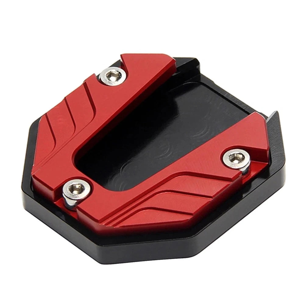 Kickstand Extender Foot for Motorcycle (2010–2023) - Red