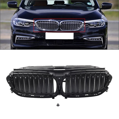 Front Radiator Grille Active Air Shutter for BMW 5 Series G30 G31 (2017–2020)