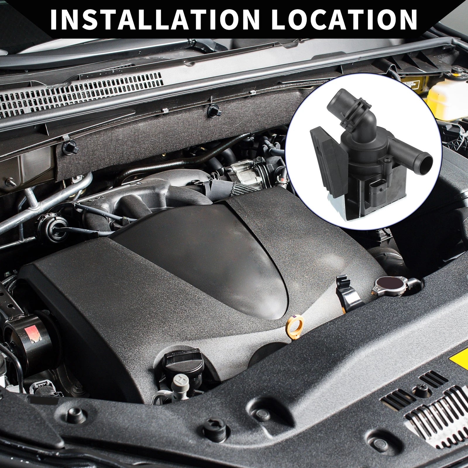 Auxiliary Water Pump Replacement for BMW X5 X6 (2008–2019)