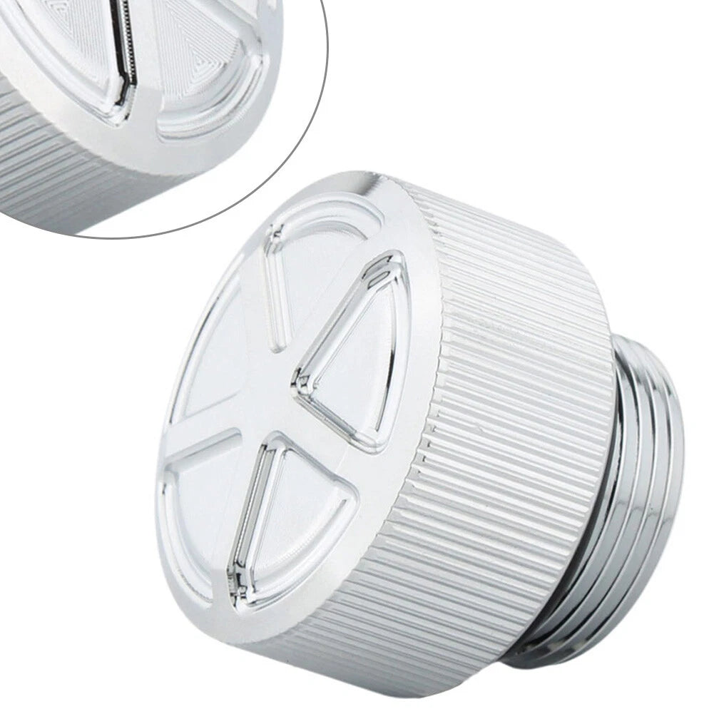 Engine Oil Filler Cap Plug Screw M27 for Yamaha VMAX1200 1700 (1990–2023) Chrome