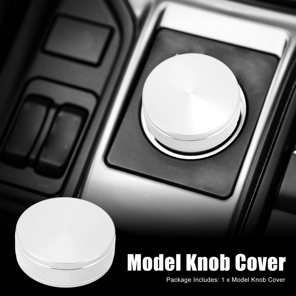 Model Knob Cover Replacement for Subaru Forester Impreza 2019-2021 Silver Tone