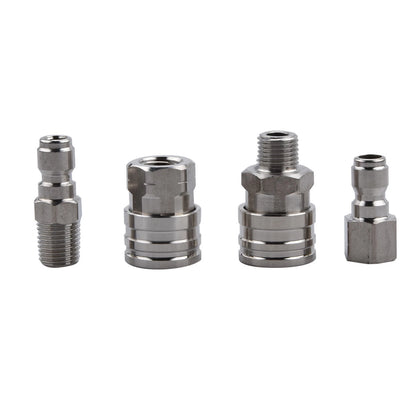 4X NPT 1/4 Inch Adapter Kit 5000 PSI