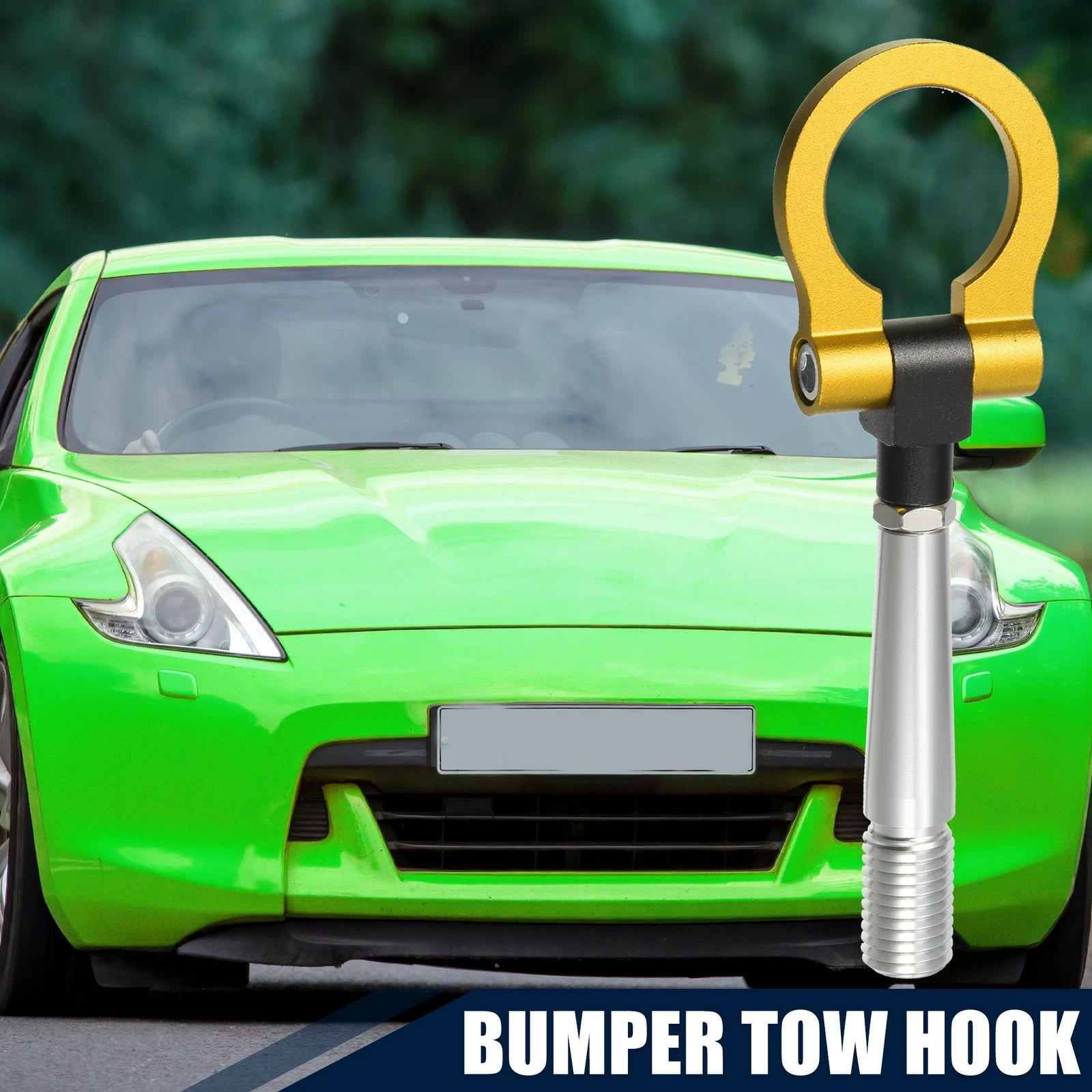 Front Bumper Tow Hook Eye Ring Screw for Nissan GTR (2009–2015)