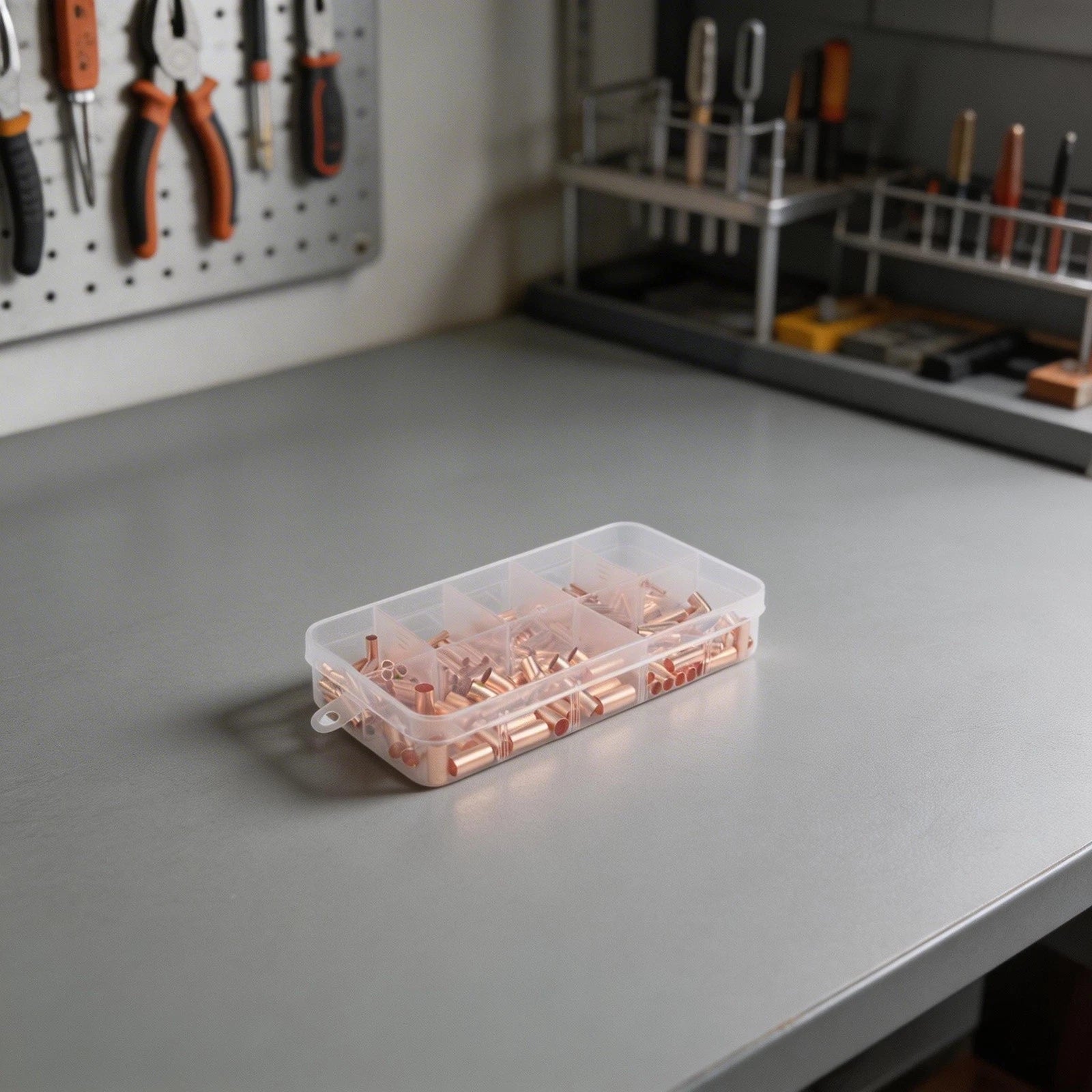 Set of 250 Copper Wire Ferrules Kit with 7 Sizes Electrical Connectors