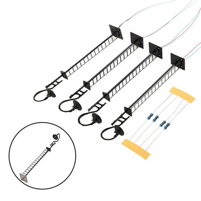 LED Lamps for OO/HO Scale Lamppost Layouts (Warm White)