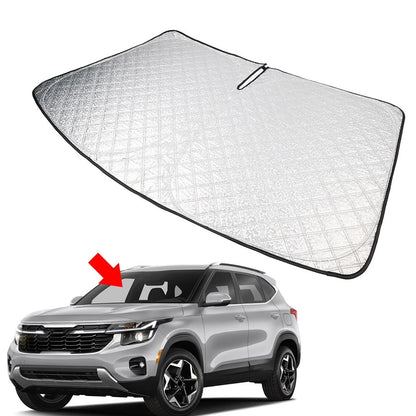 Foldable Windshield Sun Shade for Kia Seltos (2021–2025)
