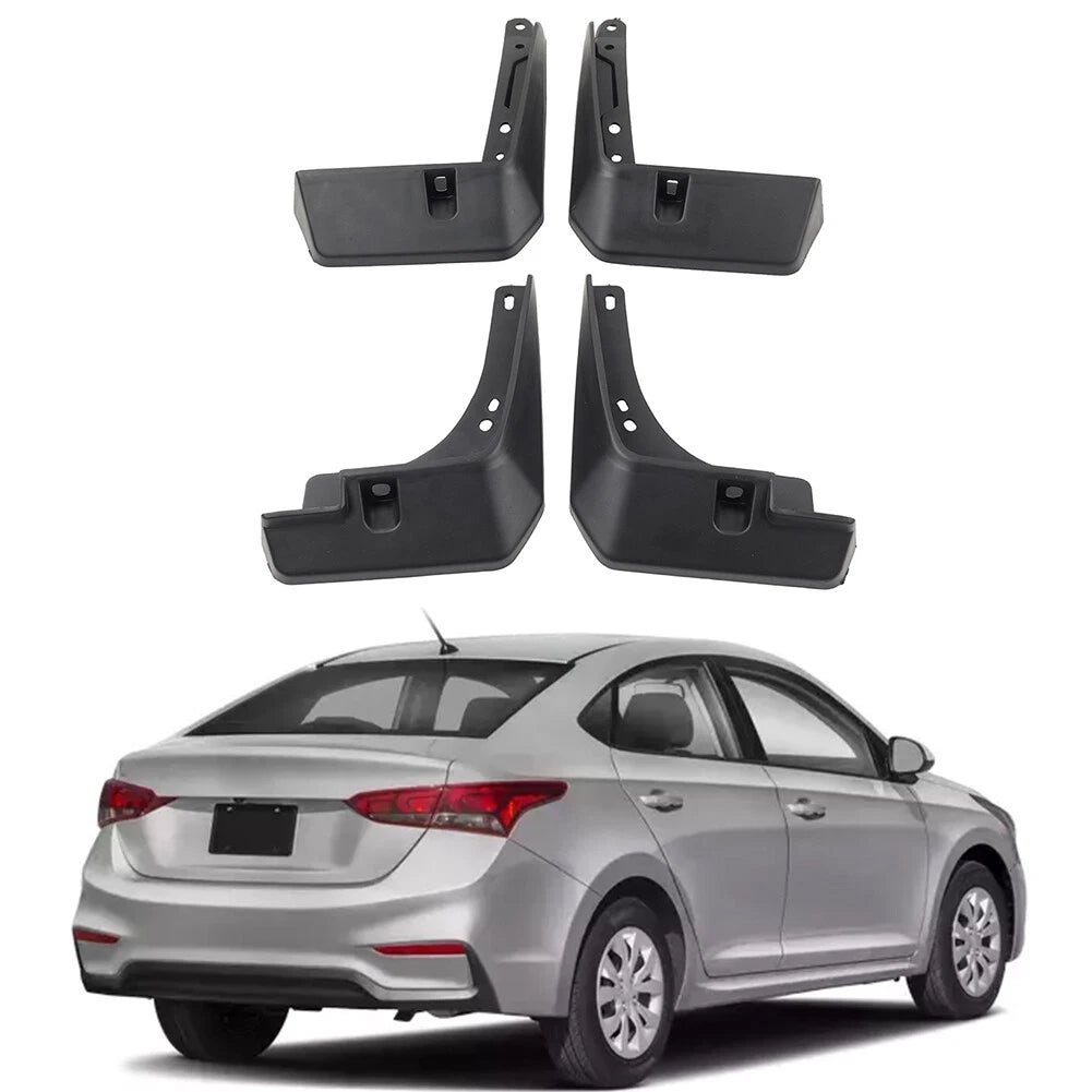 Mud Flaps Splash Guards for Hyundai Accent Sedan (2018–2022)