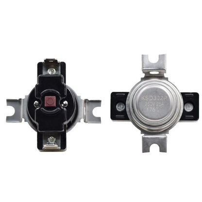 KSD302 Thermostat for Temperature Control (250V 25A, 176C)