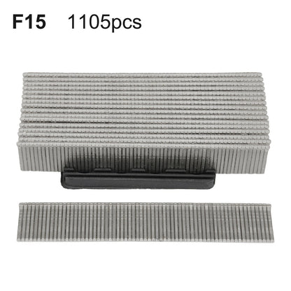 1105pcs Staple Brad Nails for F15/F20/F25/F30 (DIY Home/Gardening Kit)
