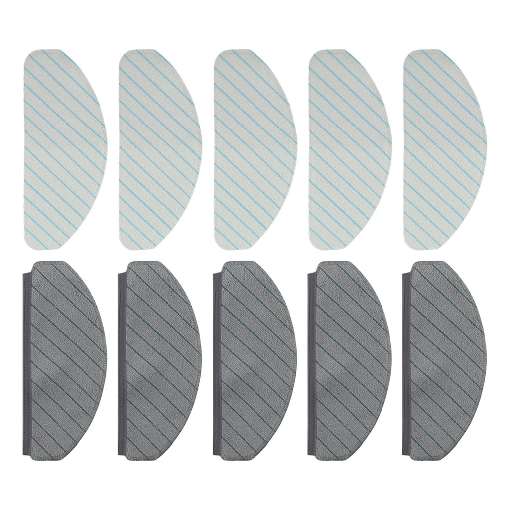 10 Pack Mop Cloth Pads for ECOVACS Plus Robot Vacuum Cleaner