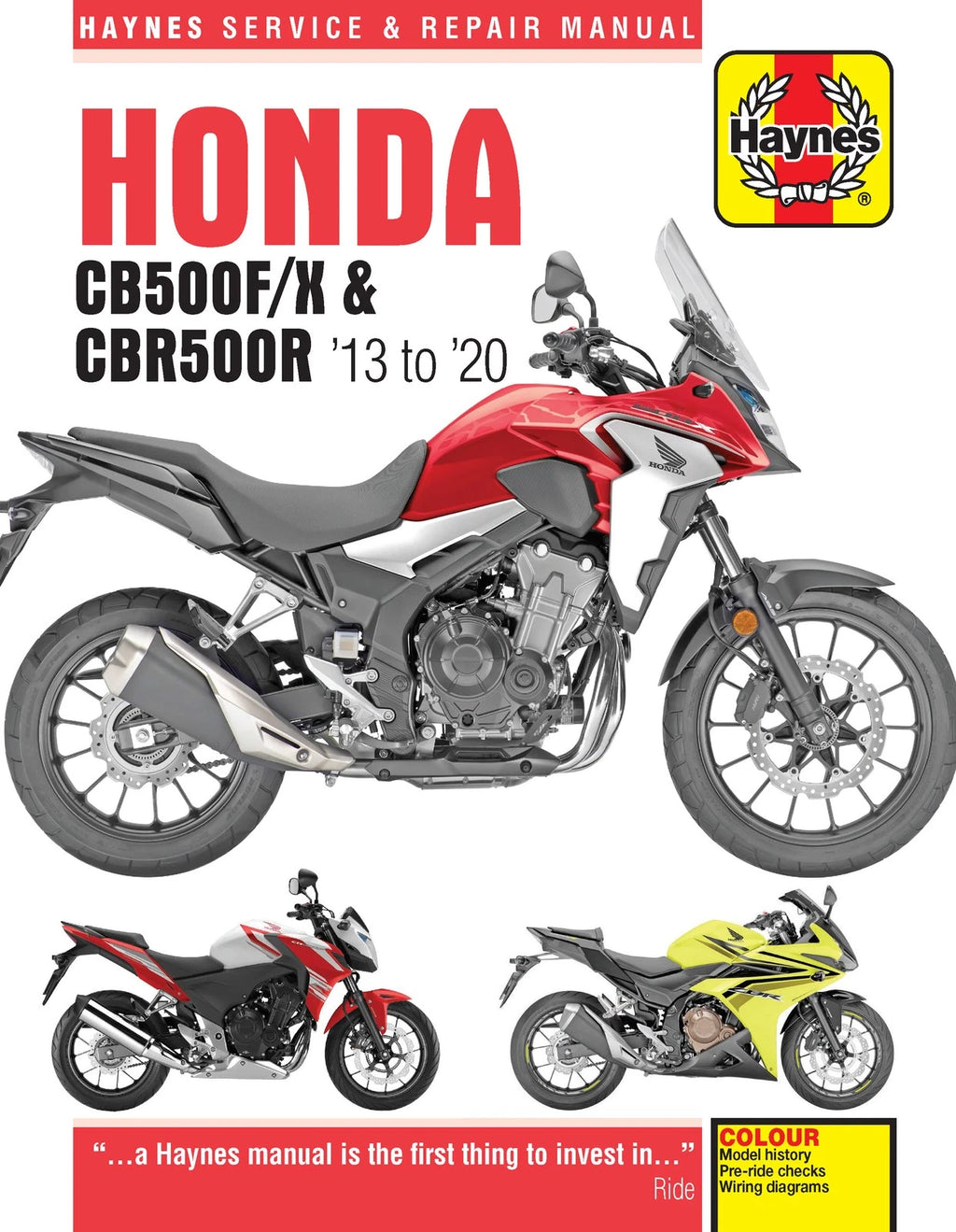 Complete Workshop & Repair Guide for Honda CB500F/X & CBR500R (2013–2015)