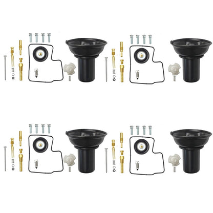 4X Carburetor Diaphragm Needle Repair Kit for Honda Shadow VLX 600 (1994–2003)