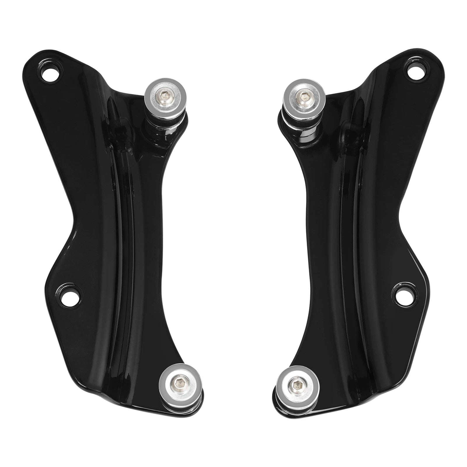 4X Black 4 Point Docking Hardware Kit for Harley Davidson Touring (2014–2026)