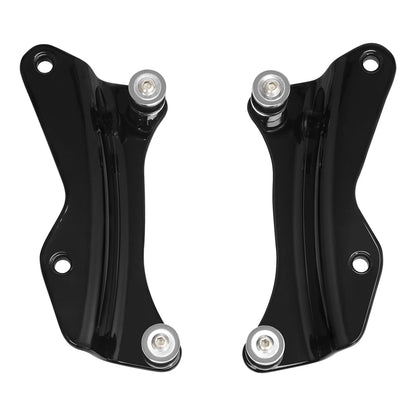 4X Black 4 Point Docking Hardware Kit for Harley Davidson Touring (2014–2026)