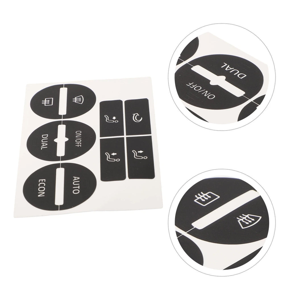 AC Button Repair Kit Decals for Volkswagen Passat (2005–2010)