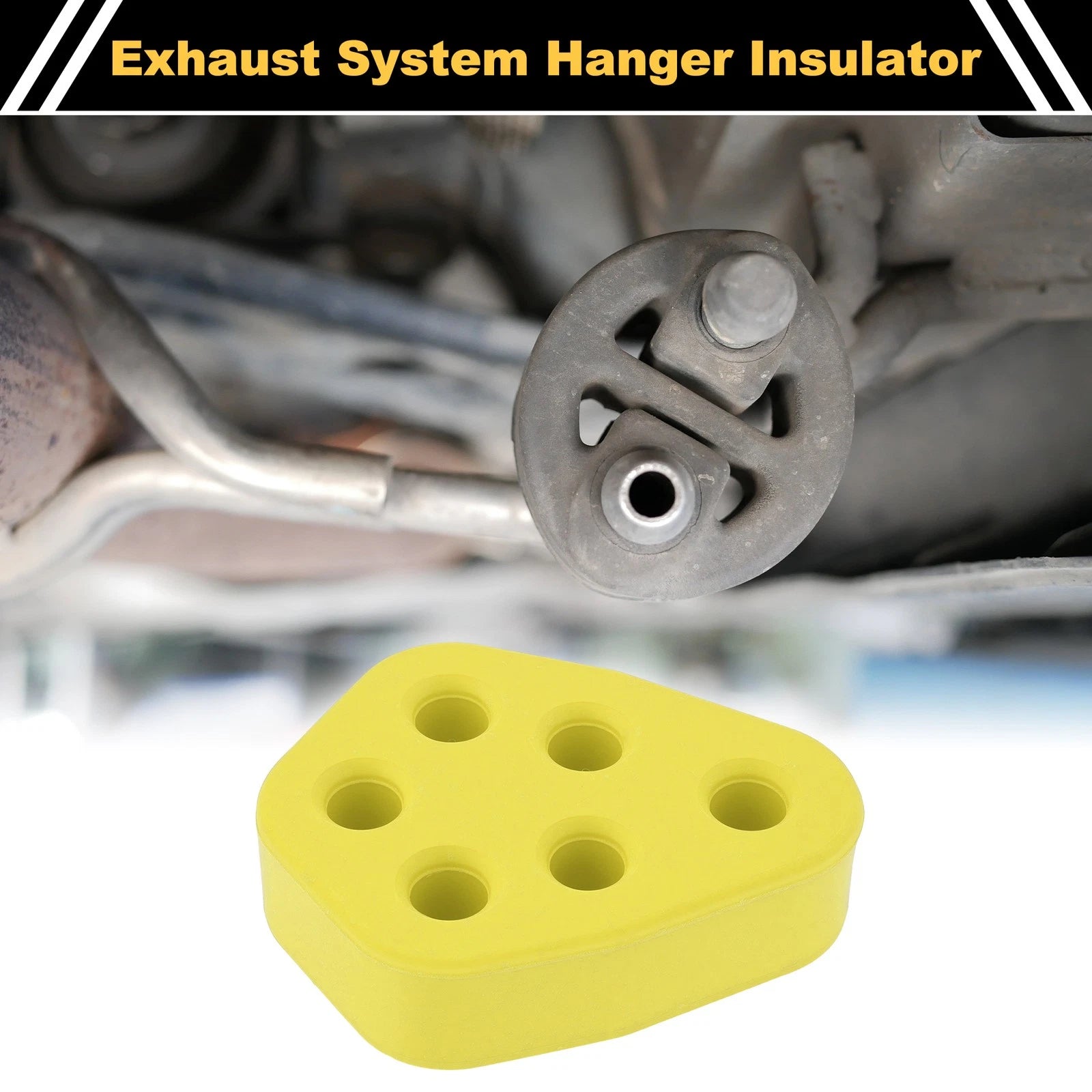 1 pcs Yellow Rubber Exhaust System Hanger Insulator for