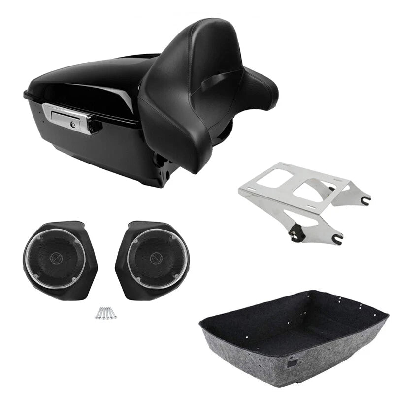 Backrest Speakers Mount Rack for Harley Road Street Glide (2014–2026)