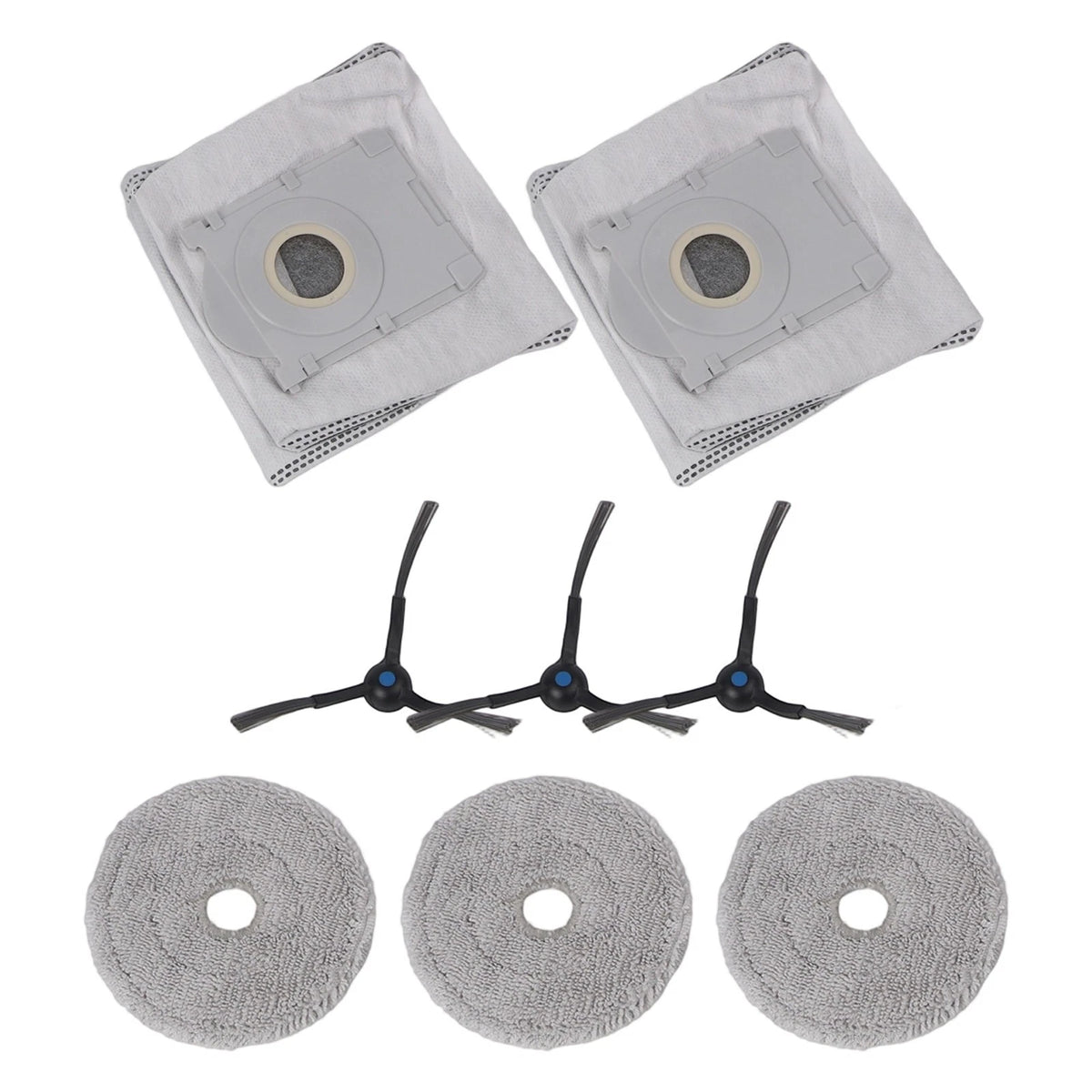 Set of 2 Mop Cloths and Dust Bags for ECOVACS DEEBOOT MINI Models