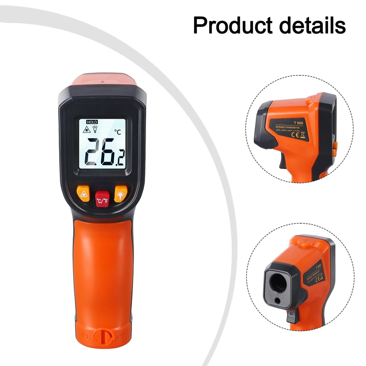 Noncontact Thermometer for Accurate Temperature Readings