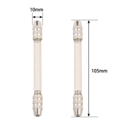 Compact Double Ended Pin Vise Tool for DIY Hand Drill & Jewelry Making