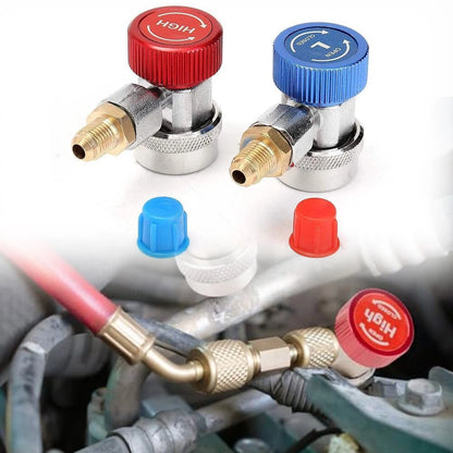 2X AC R134A Hose Set with High Low Pressure Couplers for HVAC