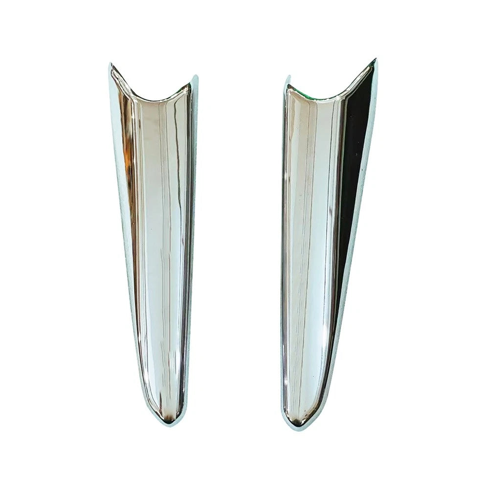 Pair Chrome Fog Light Lamp Molding Trim For Mazda 3 2017-2018 Front Left & Right