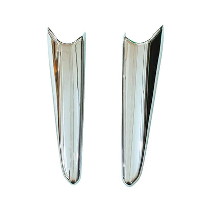 Pair Chrome Fog Light Lamp Molding Trim For Mazda 3 2017-2018 Front Left & Right