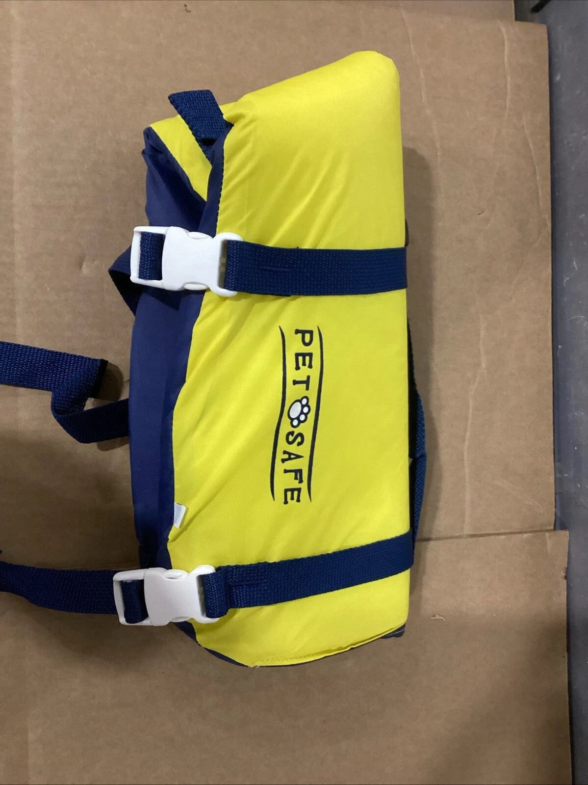 Pet Vest for Medium Dogs (6503-7348) - Adjustable Yellow & Blue