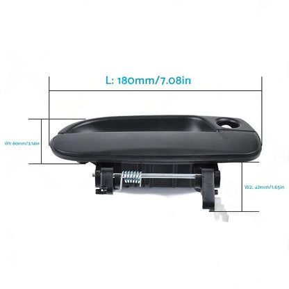 Pair Outer Door Handles for Hyundai Accent LC (2000–2006) - Black