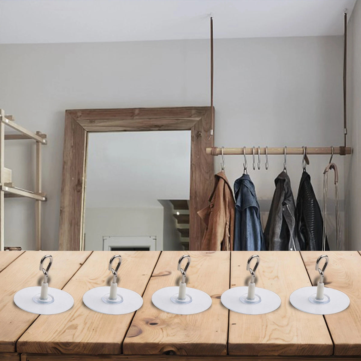 Self-Adhesive Hooks for Hanging Photos and Decorations (Universal)