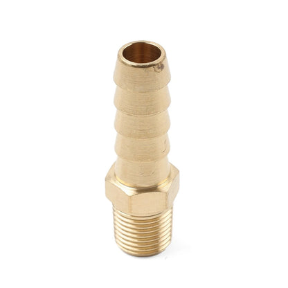 1pc Brass Hose Barb Fitting Straight 5/16" x NPT 1/8 Male Thread Pipe Connector