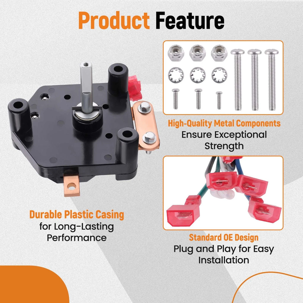 Forward & Reverse Switch Assembly for Club Car DS Golf Cart (1984–2005)