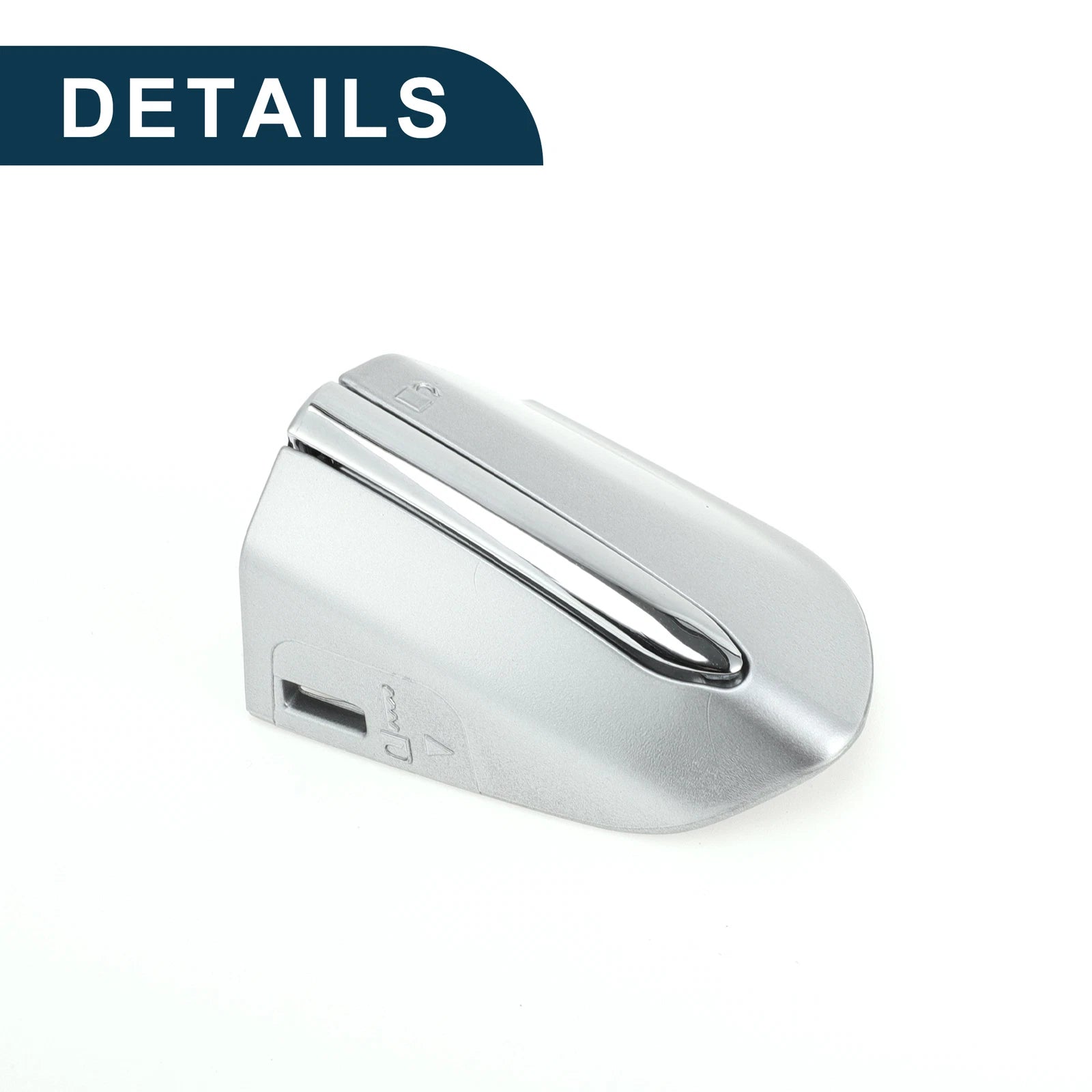 Front Left Door Handle Cover Trim for Ford Mondeo Edge Taurus (2013–2020) Silver Tone