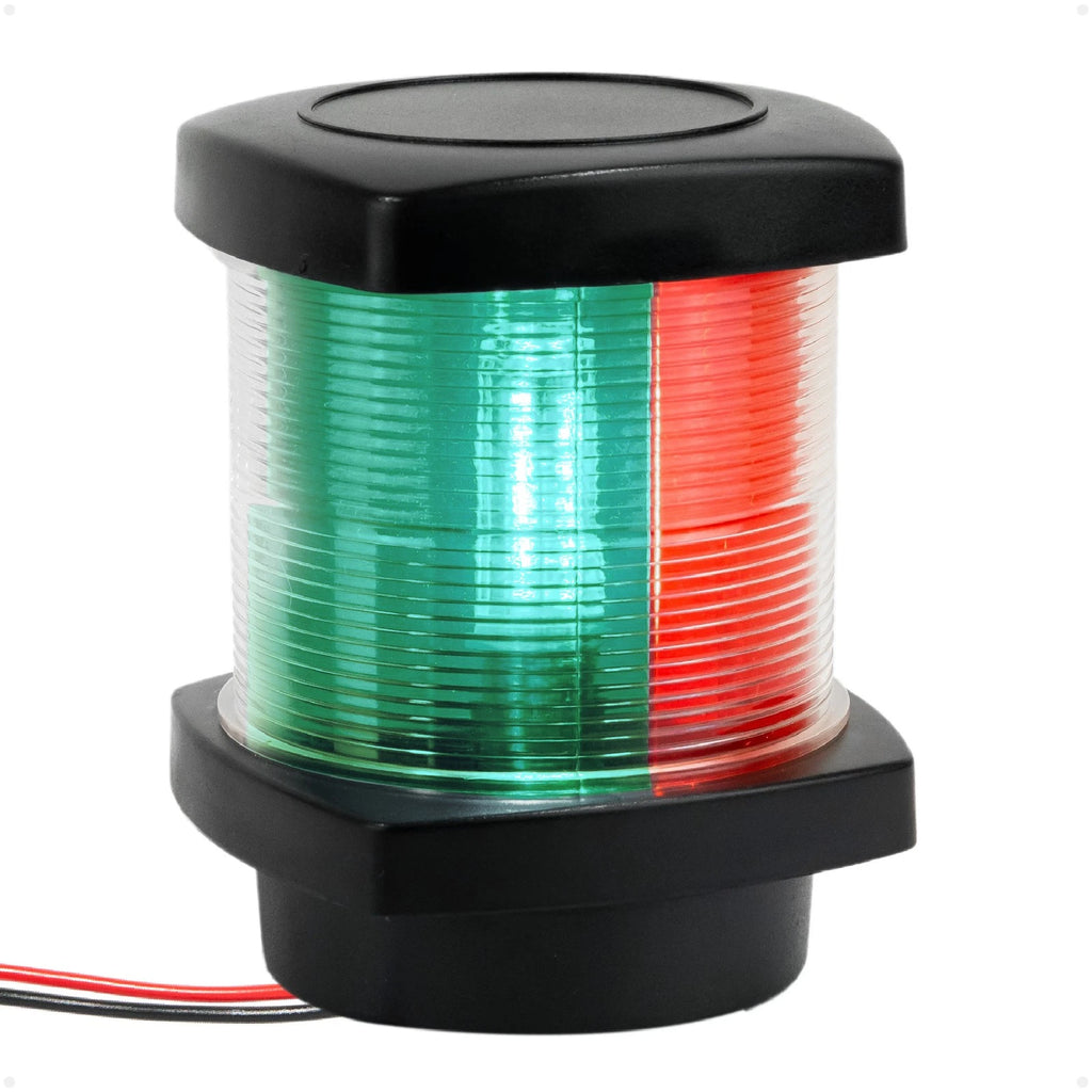 LED Tri-Color Navigation Light for Boats (12V DC, Vertical Mount)