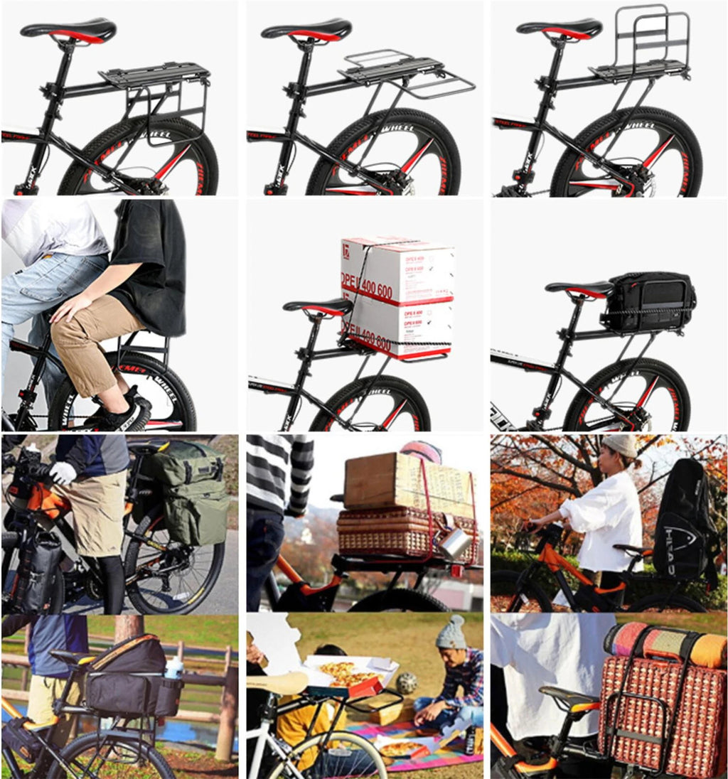 Rear Rack Fender for Bicycle (Adjustable Side Wing)