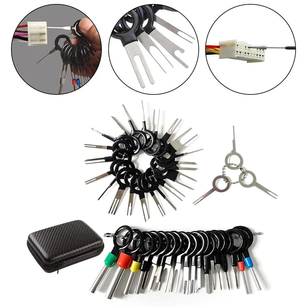 Terminal Remover Tool Set for Automotive (Various Sizes)