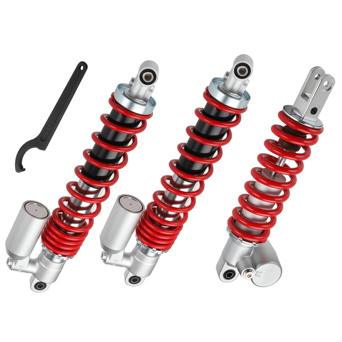 Front Rear Air Shocks & Adjustable Tool for Suzuki Quadsport Z400 (2003–2014)