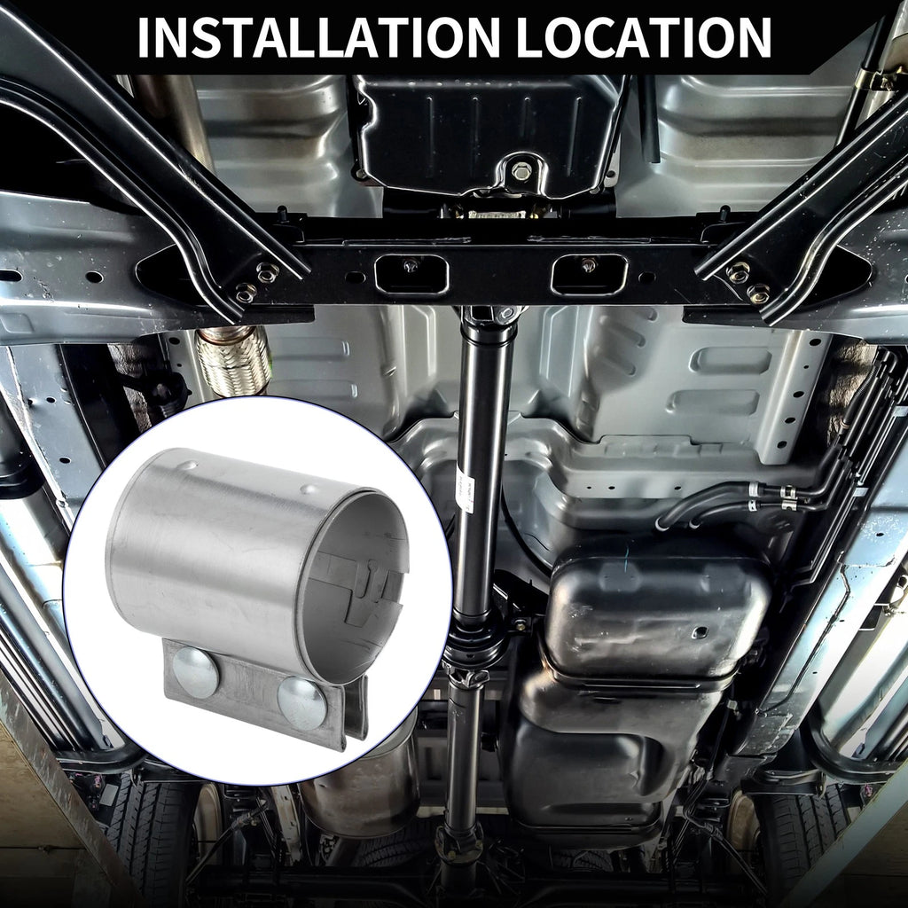 Exhaust Pipe Clamp for Car (2.56" 87mm)