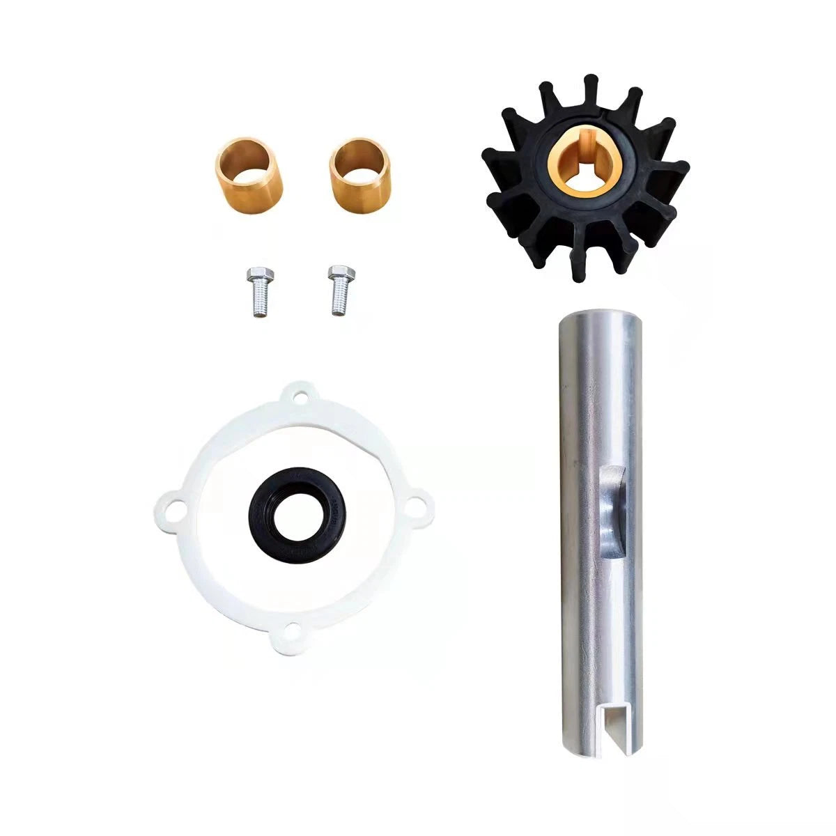 Seawater Pump Kit for Volvo Penta AQ120 AQ125 AQ131 AQ145 AQ151 (Rplcs: 875575 875574)