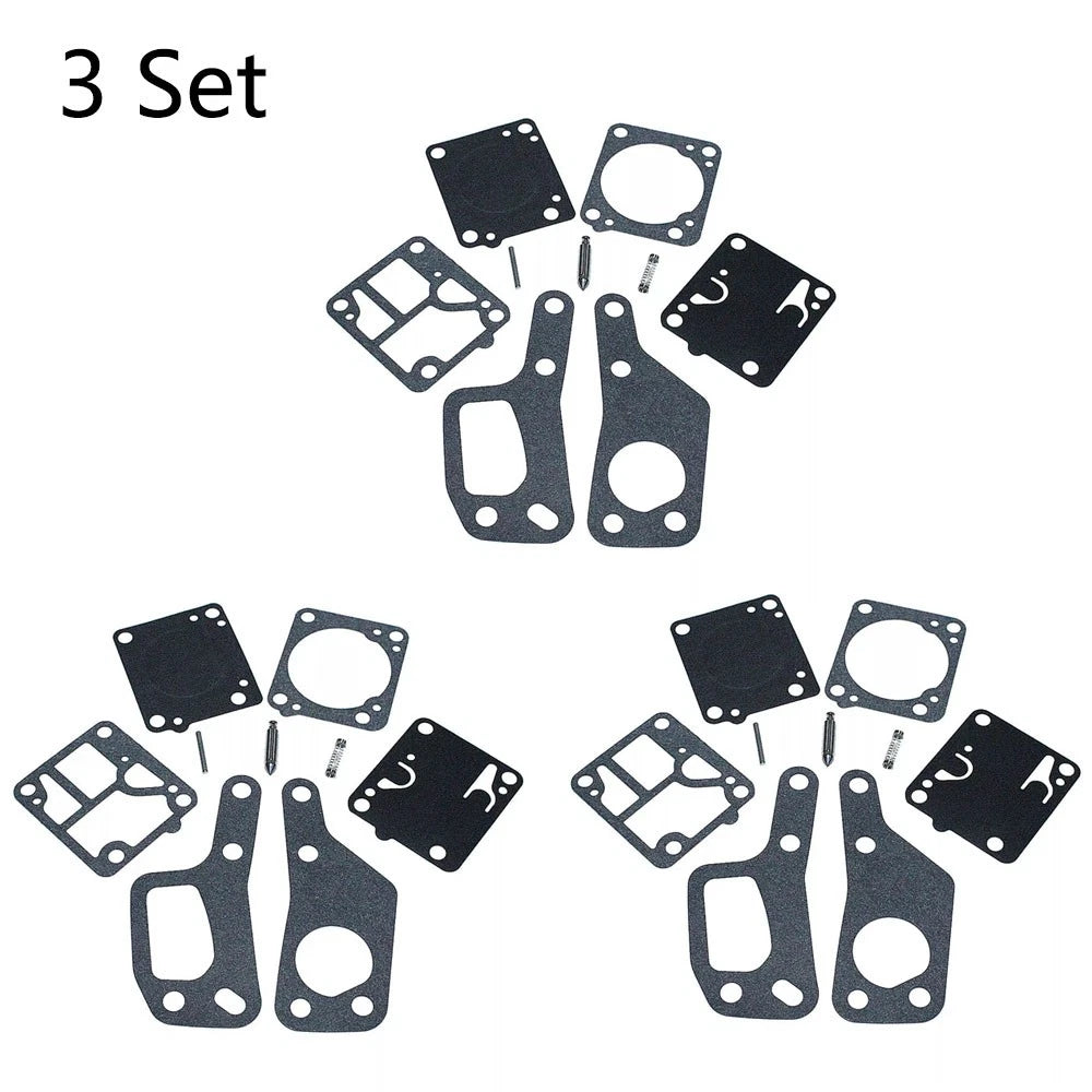 Set of 3 Carb Repair Kits for Zama RB19 McCulloch Mini Mac 110-140
